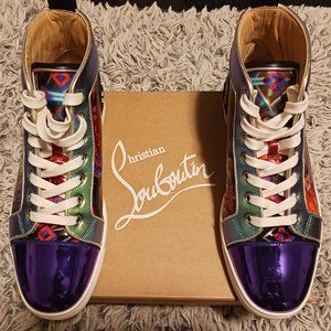 AUTHENTIC CHRISTIAN LOUBOUTIN "RED BOTTOM" SNEAKERS SIZE 9